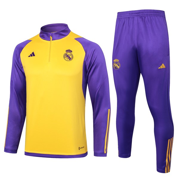 Sudadera De Training Real Madrid 2024/25 Amarillo Purpura